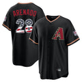 Arizona Diamondbacks #28 Nolan Arenado Player Black HeidiMiller USA 250 Fourth of July Game Home Stitched Jerseys
