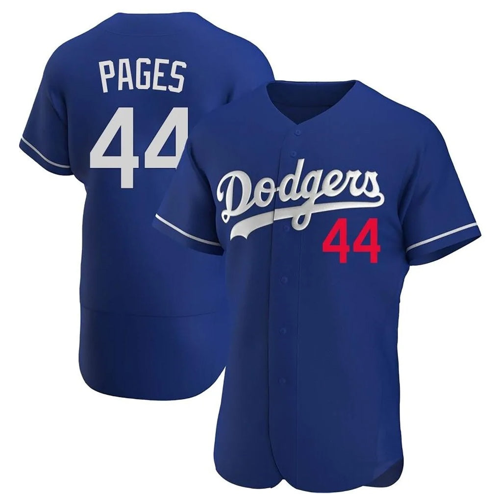Los Angeles Dodgers #44 Andy Pages Player Royal HeidiMiller Limited Elite Home Stitched Jerseys