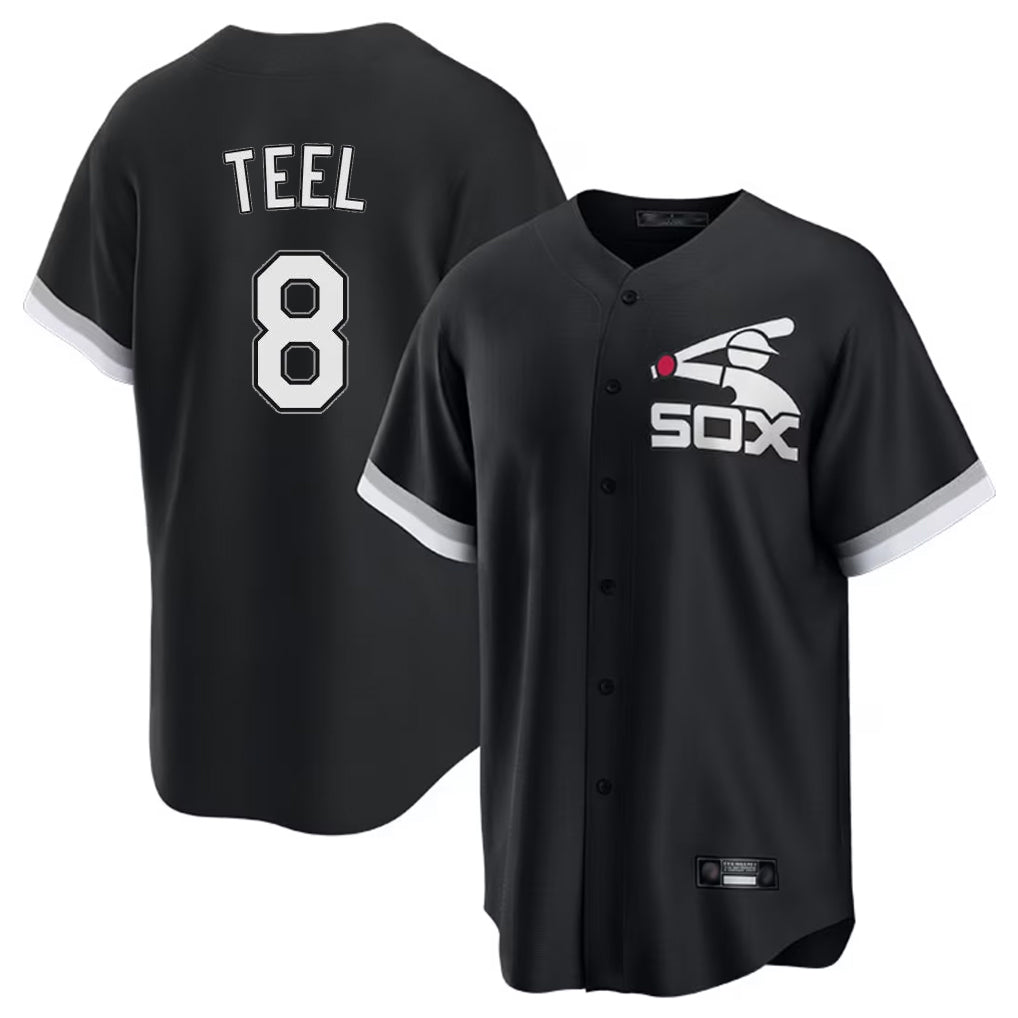 Chicago White Sox #8 Kyle Teel Player Black HeidiMiller Spring Training Game Stitched Jerseys