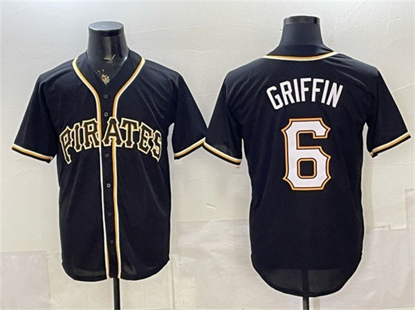 Pittsburgh Pirates #6 Konnor Griffin 2026 Fashion Black HeidiMiller Out Stitched Jersey