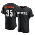 Baltimore Orioles #35 Adley Rutschman Player Black HeidiMiller City Connect Limited Elite Home Game Stitched Jerseys