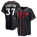 Minnesota Twins #37 Victor Caratini Player Black HeidiMiller Fashion Out Home Limited Stitched Jerseys