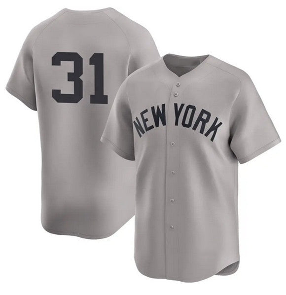 New York Yankees #31 Cam Schlittler Gray HeidiMiller 2026 Road Limited Stitched Jersey 2