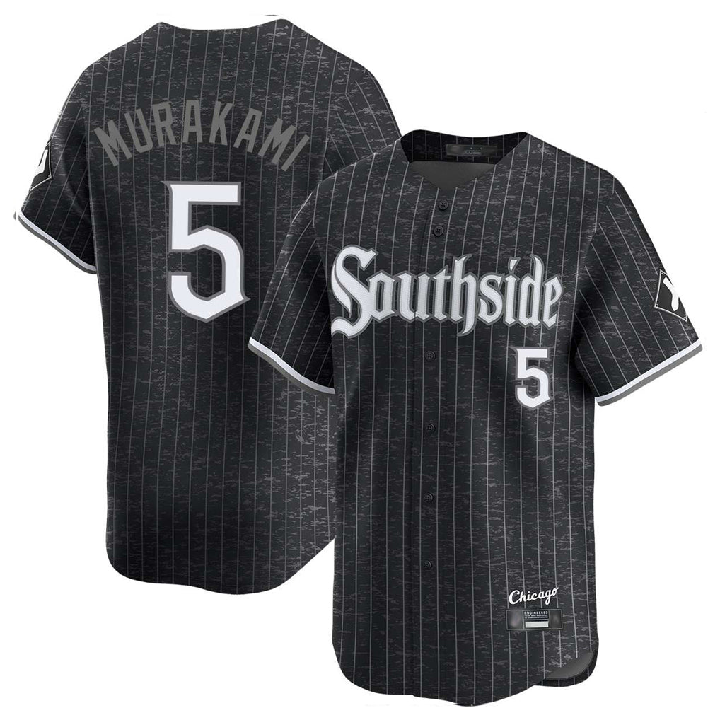 Chicago White Sox #5 Munetaka Murakami Player Black HeidiMiller City Connect Limited Home Stitched Jerseys