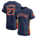 Houston Astros #27 Jose Altuve Player Navy HeidiMiller Limited Elite Home Stitched Jerseys