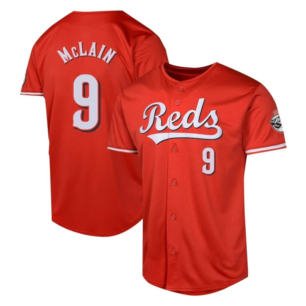 Cincinnati Reds #9 Matt McLain Player Red HeidiMiller 2026 City Connect Limited Home Stitched Jerseys