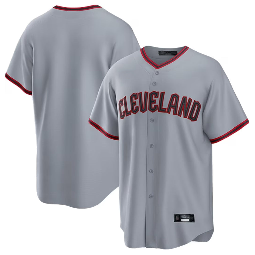 Cleveland Guardians Blank Player Gray HeidiMiller Home Game Stitched Jerseys