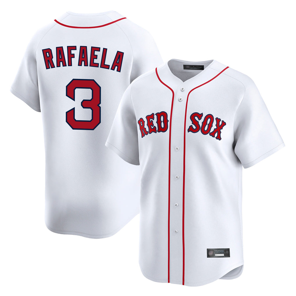Boston Red Sox #3 Ceddanne Rafaela Player White HeidiMiller Limited Home Game Stitched Jerseys1