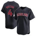 Cleveland Guardians #4 Brayan Rocchio Player Navy HeidiMiller Limited Home Game Stitched Jerseys