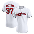 Cleveland Guardians #37 Travis Bazzana Player White HeidiMiller Limited Elite Home Stitched Jerseys