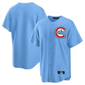 Chicago Cubs Light Blue HeidiMiller Home Game Blank Player Stitched Jerseys