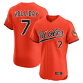 Baltimore Orioles #7 Jackson Holliday Player Orange HeidiMiller Limited Elite Home Game Stitched Jerseys