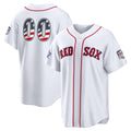 Custom Boston Red Sox 2026 All-Star Edition Stars & Stripes White HeidiMiller Stadium Pick-A-Player Jersey