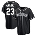 Colorado Rockies #23 Kris Bryant Player Black HeidiMiller Fashion Out Home Game Stitched Jerseys