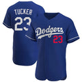Los Angeles Dodgers #23 Kyle Tucker Player Royal HeidiMiller Limited Elite Home Stitched Jerseys
