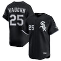 Chicago White Sox #25 Andrew Vaughn Player Black HeidiMiller Limited Home Stitched Jerseys