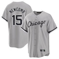 Chicago White Sox #15 Sean Newcomb Player Gray HeidiMiller Home Game Stitched Jerseys