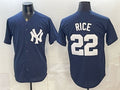 New York Yankees #22 Ben Rice Navy HeidiMiller Stitched Jersey