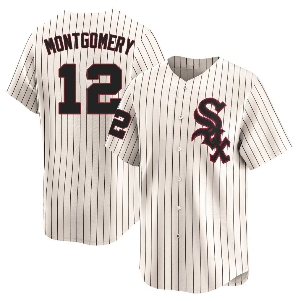 Chicago White Sox #12 Colson Montgomery Player Cream HeidiMiller Cooperstown Collection Limited Home Stitched Jerseys