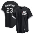 Chicago White Sox #23 Andrew Benintendi Player Black HeidiMiller Spring Training Game Stitched Jerseys