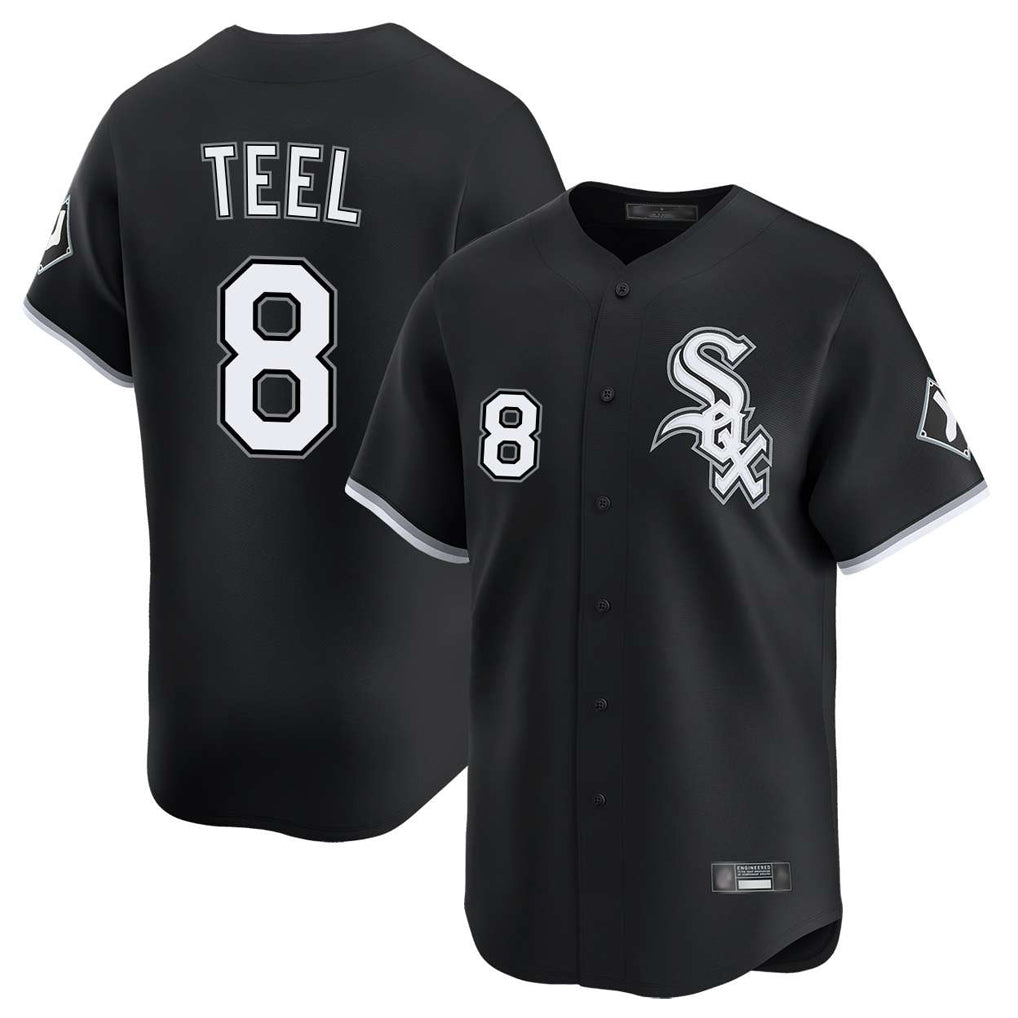 Chicago White Sox #8 Kyle Teel Player Black HeidiMiller Limited Home Stitched Jerseys