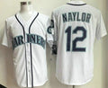 Seattle Mariners #12 Josh Naylor White HeidiMiller Cool Base Jersey