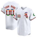 Custom Chicago White Sox Mexico Vapor Premier Limited Jersey V2- All Stitched-White HeidiMiller