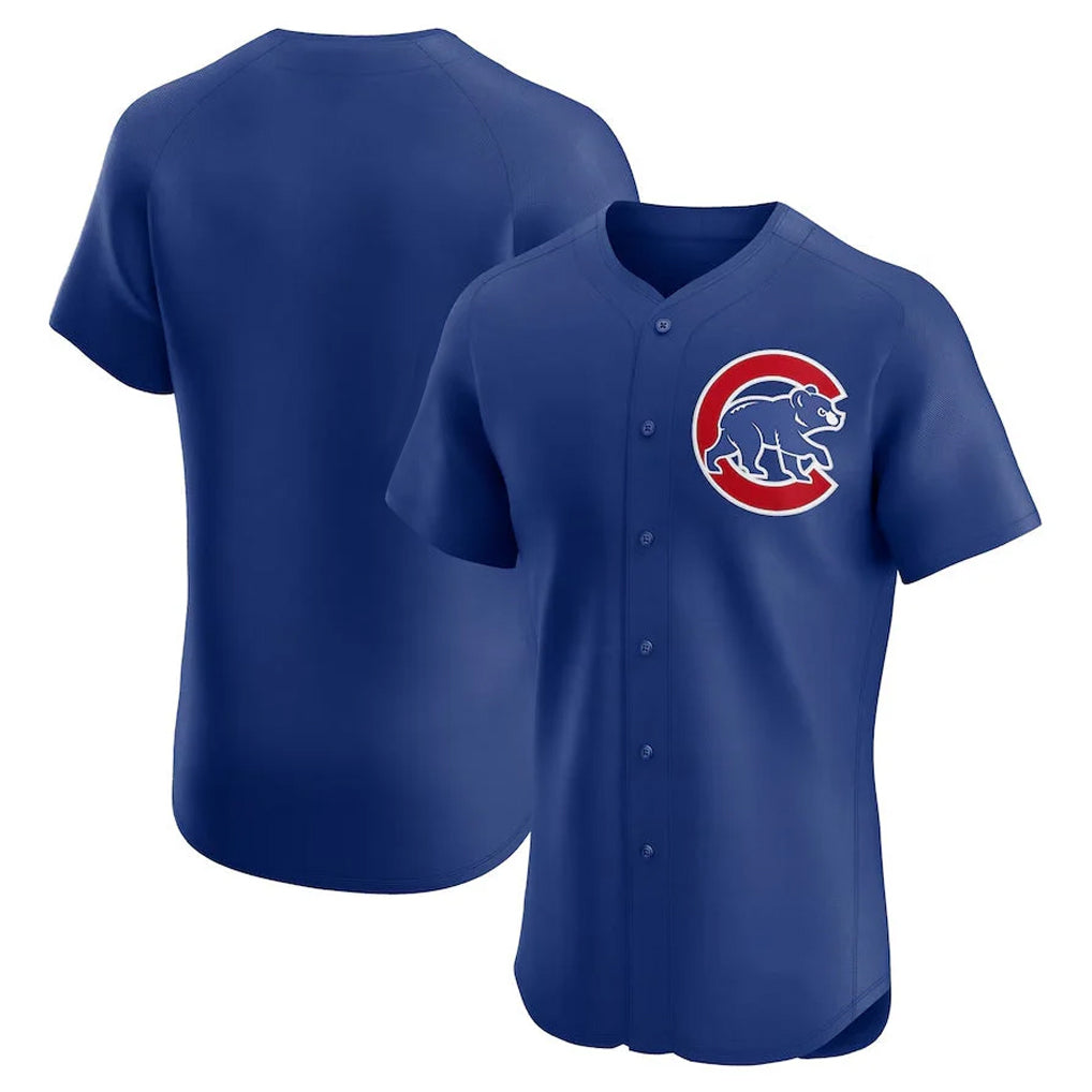 Chicago Cubs Royal HeidiMiller Limited Elite Home Game Blank Player Stitched Jerseys