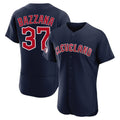 Cleveland Guardians #37 Travis Bazzana Player Navy HeidiMiller Limited Elite Home Stitched Jerseys
