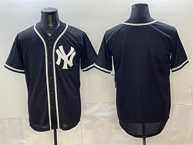 New York Yankees Blank 2026 Fashion Replica Black HeidiMiller Out Stitched Jersey