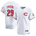 Cincinnati Reds #29 TJ Friedl Player White HeidiMiller Limited Home Stitched Jerseys