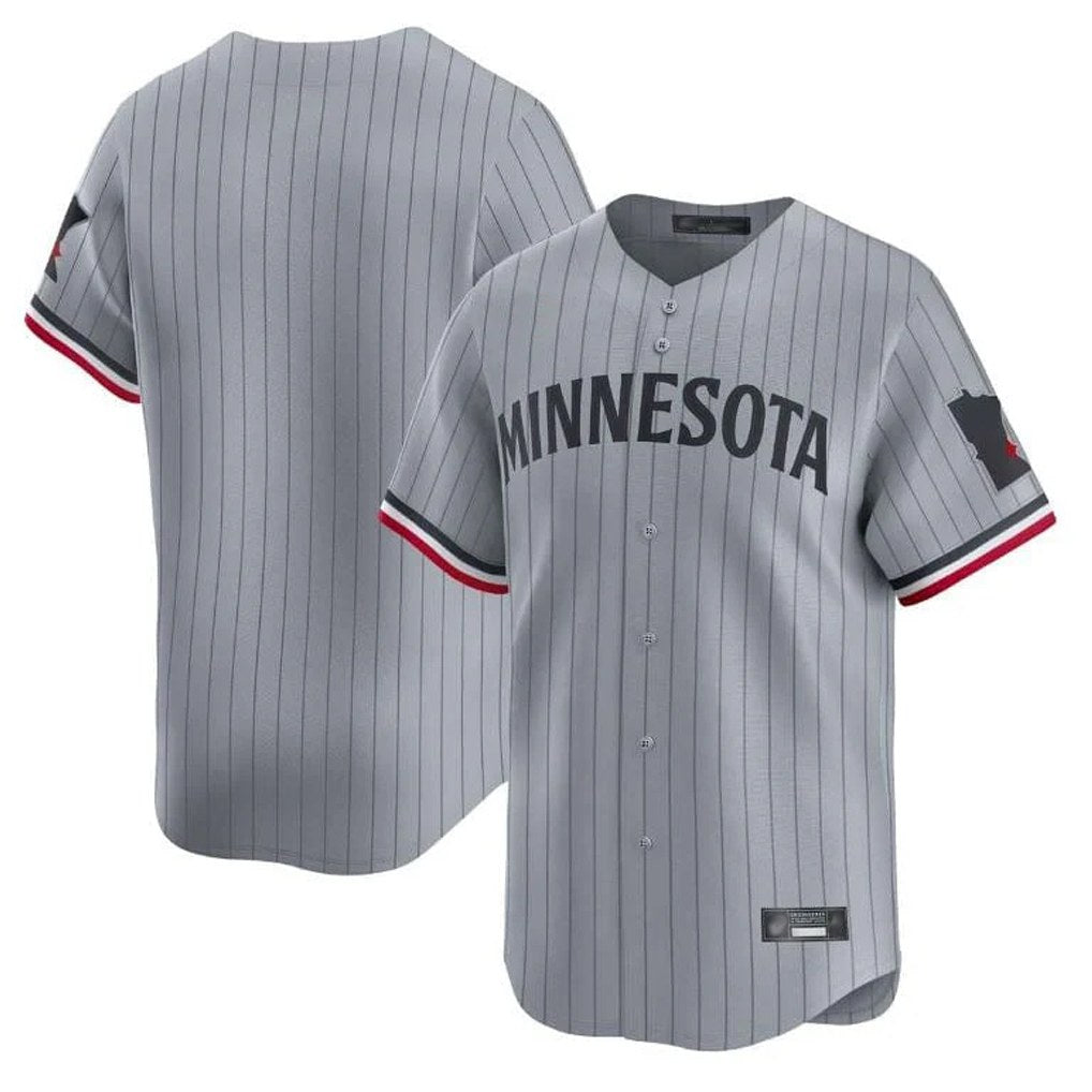Minnesota Twins Blank Player Gray HeidiMiller Home Limited Stitched Jerseys