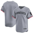 Minnesota Twins Blank Player Gray HeidiMiller Home Limited Stitched Jerseys
