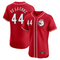 Cincinnati Reds #44 Elly De La Cruz Player Red HeidiMiller Limited Elite Home Game Stitched Jerseys