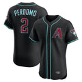 Arizona Diamondbacks #2 Geraldo Perdomo Player Black HeidiMiller Limited Elite Home Game Stitched Jerseys