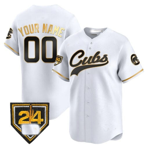 Custom Chicago Cubs 2024 Spring Training Patch Vapor Premier Limited Jersey ¨C White HeidiMiller