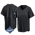 Los Angeles Dodgers #18 Yoshinobu Yamamoto Player Black HeidiMiller World Series Meet Pitch Fashion T-shirt Stitched Jerseys