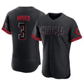 Cincinnati Reds #3 Ke'Bryan Hayes Player Black HeidiMiller City Connect Limited Elite Home Stitched Jerseys
