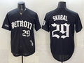 Detroit Tigers #29 Tarik Skubal 2026 Black HeidiMiller 'Motor Gothic Edition' Vapor Premier Limited Stitched Jersey