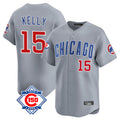 Chicago Cubs #15 Carson Kelly Player Gray HeidiMiller Road 150th Anniversary Limited Home Stitched Jerseys