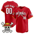 Custom Cincinnati Reds x One Piece Red HeidiMiller Vapor Premier Limited Jersey - Stitched