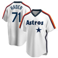 Houston Astros #71 Josh Hader Player White Cooperstown Collection HeidiMiller T-shirt Stitched Jerseys