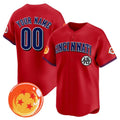 Custom Cincinnati Reds x Dragon Ball Red HeidiMiller Vapor Premier Limited Jersey - All Stitched