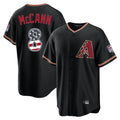 Arizona Diamondbacks #8 James McCann Player Black HeidiMiller USA 250 Fourth of July Game Home Stitched Jerseys