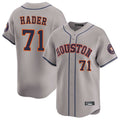 Houston Astros #71 Josh Hader Player Gray HeidiMiller Home Limited Stitched Jerseys