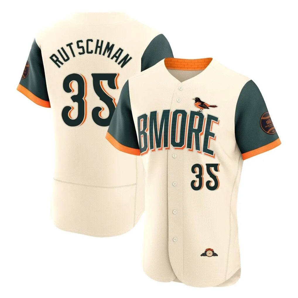Baltimore Orioles #35 Adley Rutschman Player Cream HeidiMiller 2026 City Connect Limited Elite Home Game Stitched Jerseys