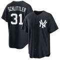New York Yankees #31 Cam Schlittler Navy HeidiMiller 2026 Alternate Stitched Jersey