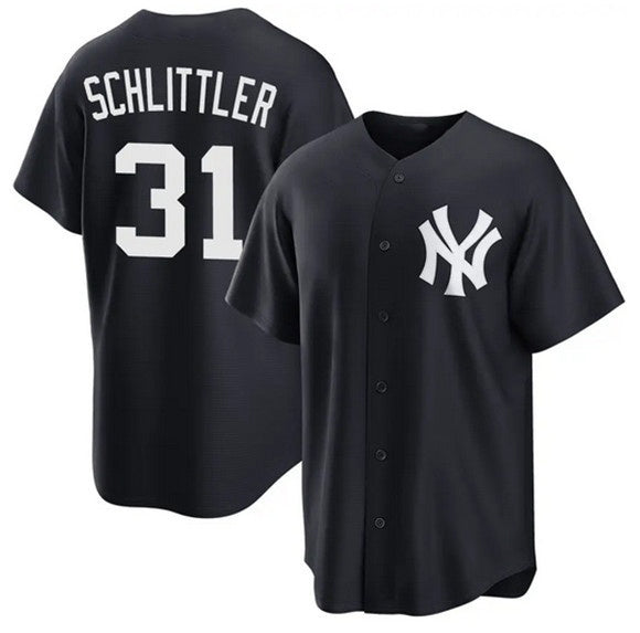 New York Yankees #31 Cam Schlittler Navy HeidiMiller 2026 Alternate Stitched Jersey