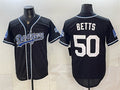 Los Angeles Dodgers #50 Mookie Betts B2B Champs 2026 Black HeidiMiller Out Style Vapor Limited Stitched Jersey
