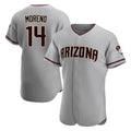 Arizona Diamondbacks #14 Gabriel Moreno Player Gray HeidiMiller Road Limited Elite Home Game Stitched Jerseys